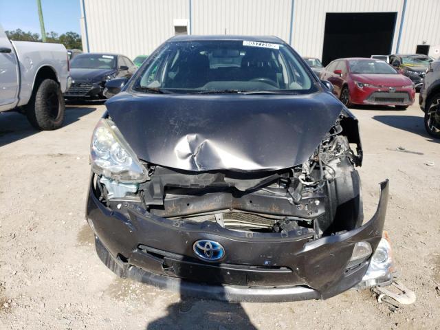 JTDKDTB35E1568705 - 2014 TOYOTA PRIUS C GRAY photo 5