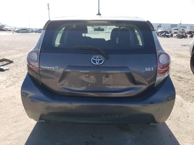 JTDKDTB35E1568705 - 2014 TOYOTA PRIUS C GRAY photo 6