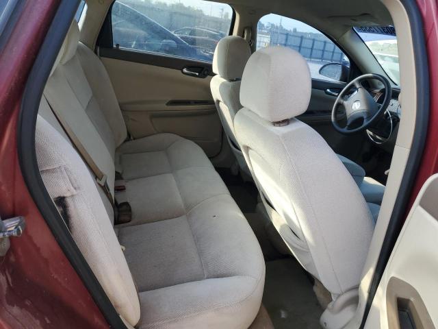 2G1WB58K269114208 - 2006 CHEVROLET IMPALA LS RED photo 10
