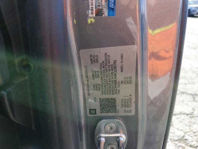 1GCHSBEA6K1230701 - 2019 CHEVROLET COLORADO GRAY photo 12