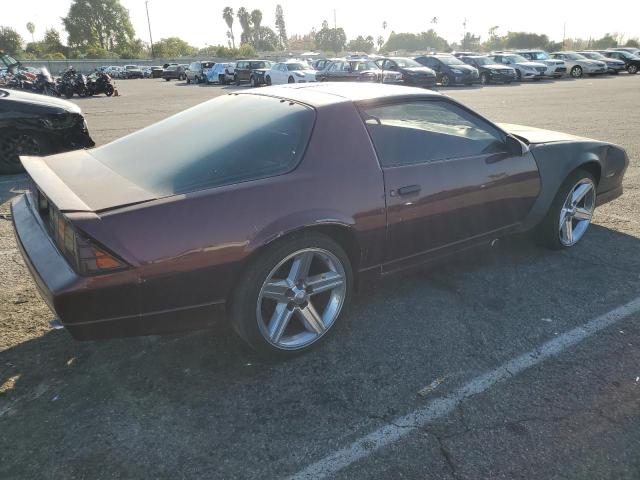 1G1FP21F2HL116209 - 1987 CHEVROLET CAMARO BURGUNDY photo 3