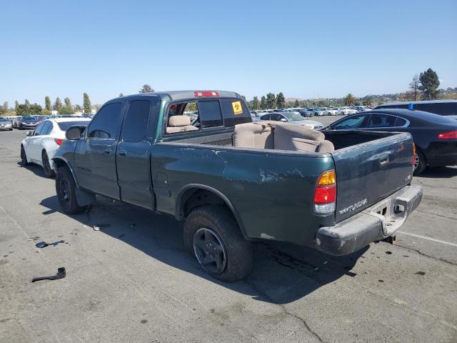 5TBRT34192S323104 - 2002 TOYOTA TUNDRA ACCESS CAB GREEN photo 2