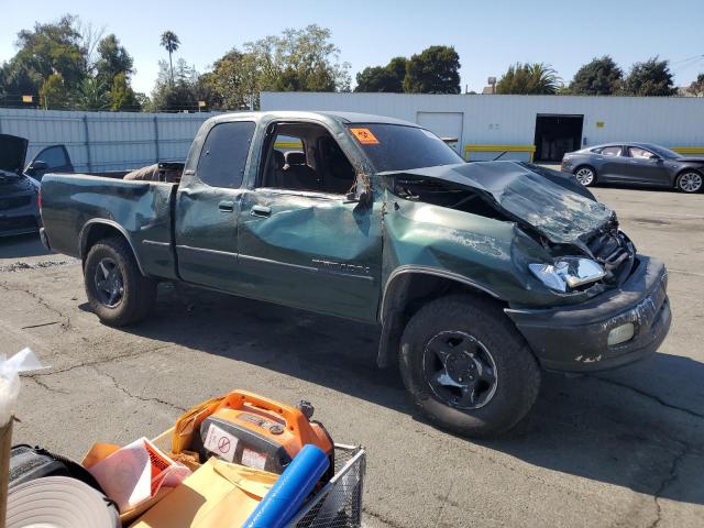 5TBRT34192S323104 - 2002 TOYOTA TUNDRA ACCESS CAB GREEN photo 4