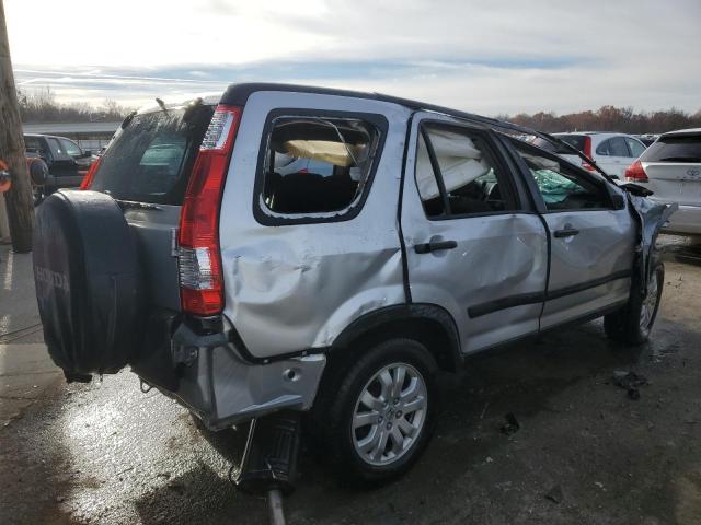 JHLRD78866C033223 - 2006 HONDA CR-V EX SILVER photo 3