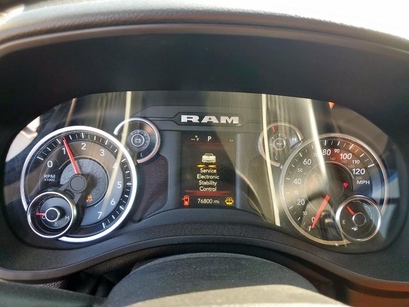 1C6SRFFT1KN826646 - 2019 RAM 1500 BIG HORN/LONE STAR BROWN photo 9