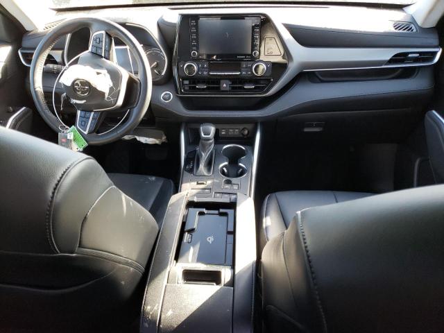 5TDHZRBH5NS173274 - 2022 TOYOTA HIGHLANDER XLE BLUE photo 8