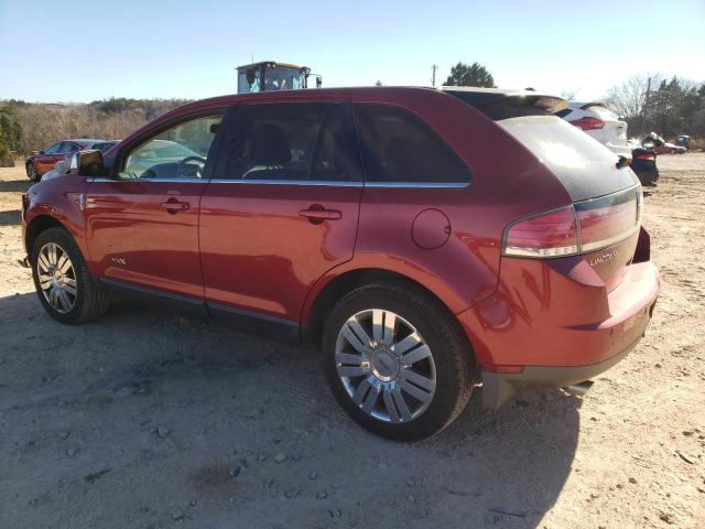 2LMDU88C48BJ04696 - 2008 LINCOLN MKX RED photo 2