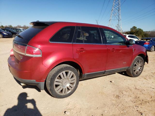 2LMDU88C48BJ04696 - 2008 LINCOLN MKX RED photo 3