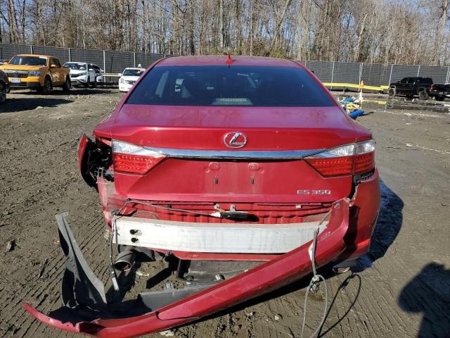 JTHBK1GG5D2005960 - 2013 LEXUS ES 350 RED photo 6