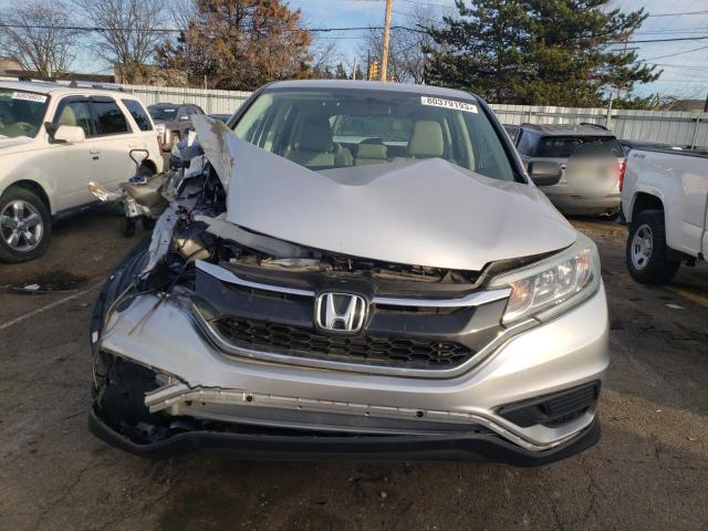 3CZRM3H37GG700836 - 2016 HONDA CR-V LX SILVER photo 5