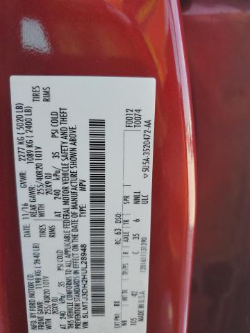 5LMTJ3DH2HUL28948 - 2017 LINCOLN MKC RESERVE 栗色 照片 14