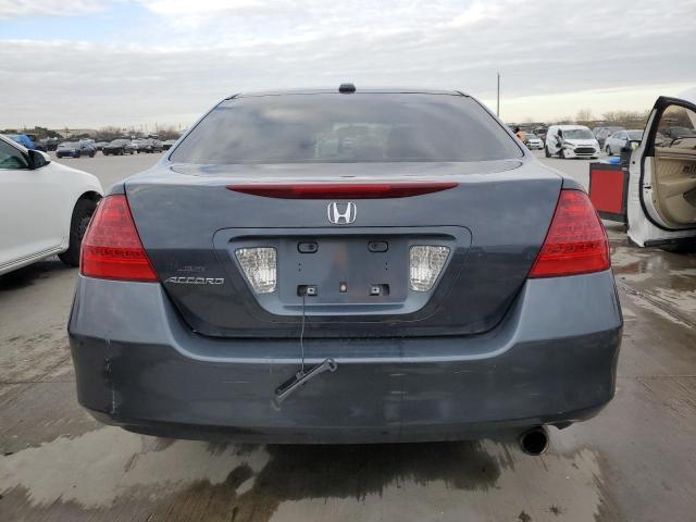 1HGCM56827A002317 - 2007 HONDA ACCORD EX GRAY photo 6