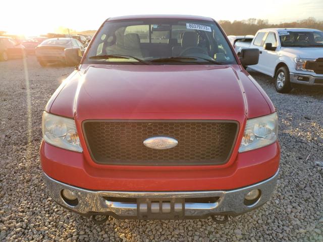 1FTPX14V16FB48539 - 2006 FORD F150 RED photo 5