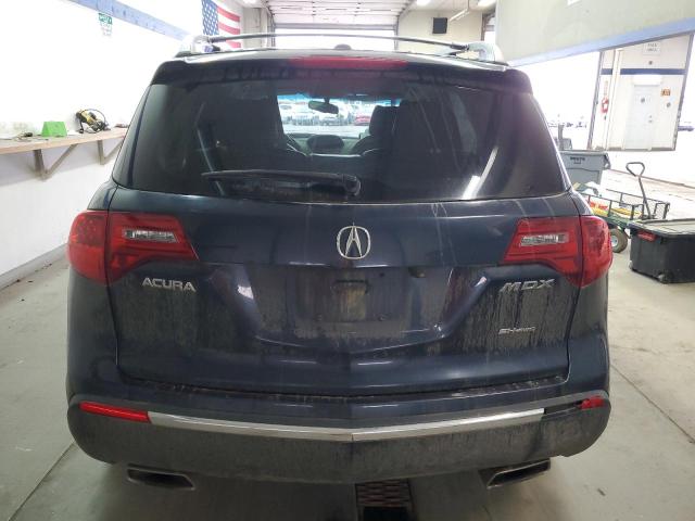 2HNYD2H62BH523170 - 2011 ACURA MDX TECHNOLOGY BLUE photo 6