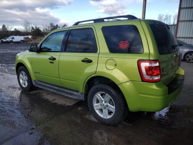 1FMCU5K34BKB69883 - 2011 FORD ESCAPE HYBRID GREEN photo 2