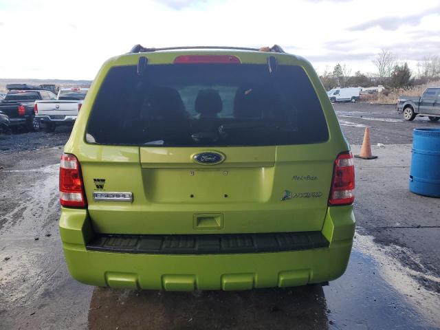 1FMCU5K34BKB69883 - 2011 FORD ESCAPE HYBRID GREEN photo 6