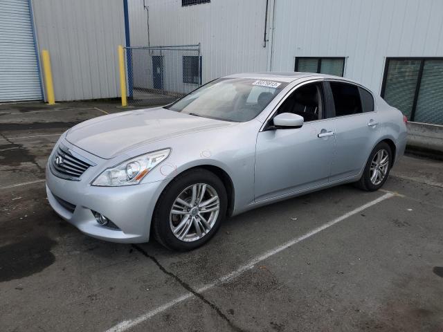 JN1CV6AP3CM937101 - 2012 INFINITI G37 BASE SILVER photo 1