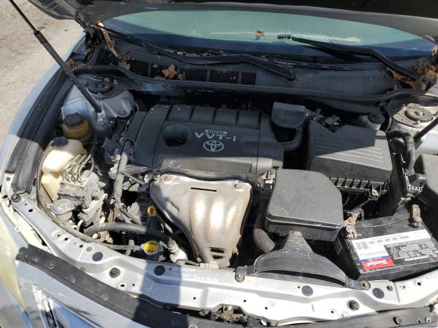 4T1BF3EK3AU063683 - 2010 TOYOTA CAMRY BASE SILVER photo 11