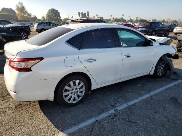 3N1AB7AP4FL696427 - 2015 NISSAN SENTRA S WHITE photo 3