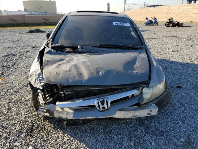 1HGFA15876L054495 - 2006 HONDA CIVIC EX GRAY photo 5