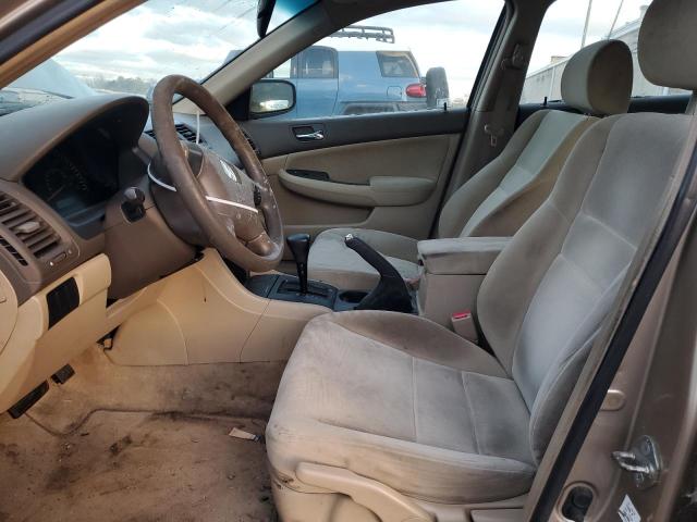 1HGCM56495A079826 - 2005 HONDA ACCORD LX TAN photo 7