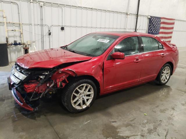 3FAHP0JA8CR365283 - 2012 FORD FUSION SEL RED photo 1