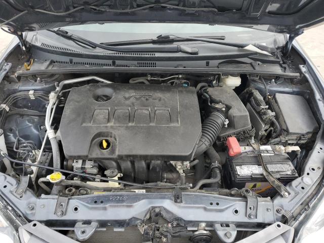 2T1BURHE3FC411618 - 2015 TOYOTA COROLLA L GRAY photo 11