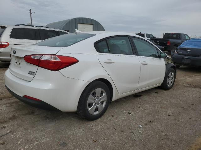 KNAFX4A61F5430919 - 2015 KIA FORTE LX WHITE photo 3