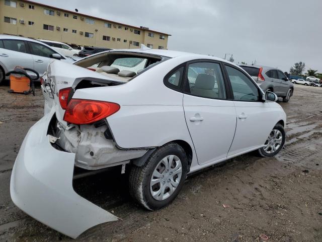 KMHDU4ADXAU143140 - 2010 HYUNDAI ELANTRA BLUE WHITE photo 3