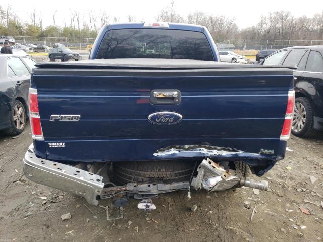 1FTFW1EVXAFC28296 - 2010 FORD F150 SUPERCREW BLUE photo 6