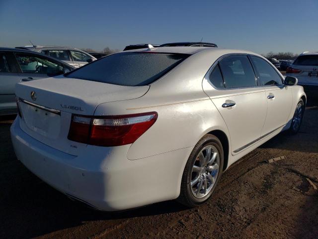 JTHDL46FX95000789 - 2009 LEXUS LS 460L WHITE photo 3