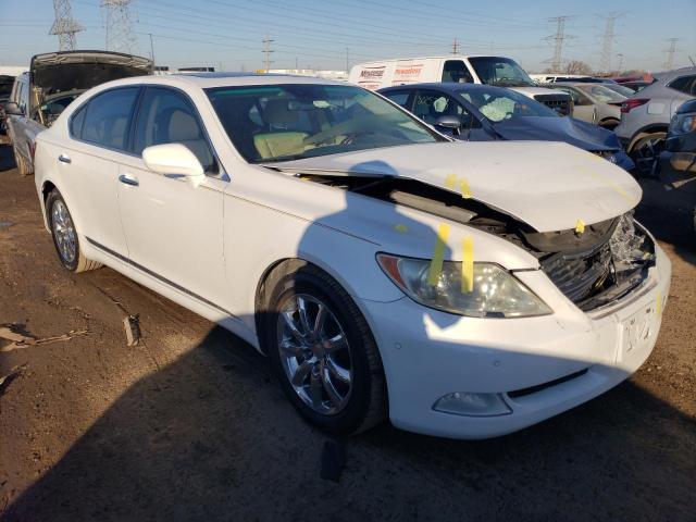 JTHDL46FX95000789 - 2009 LEXUS LS 460L WHITE photo 4