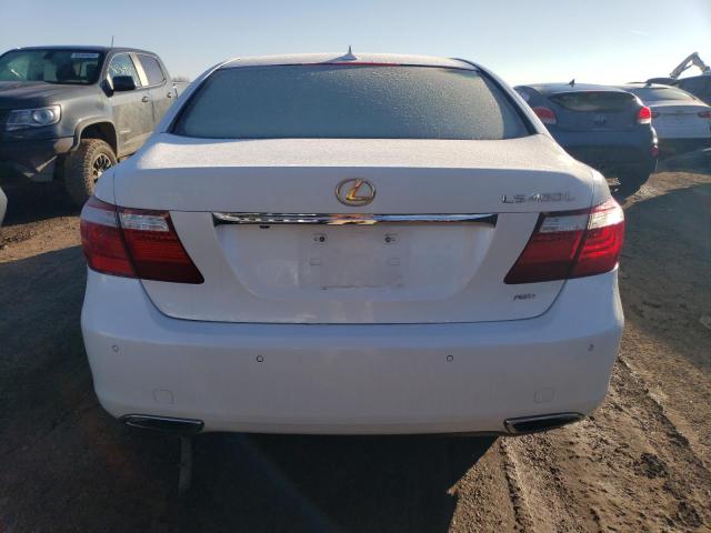 JTHDL46FX95000789 - 2009 LEXUS LS 460L WHITE photo 6