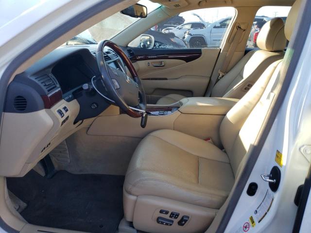 JTHDL46FX95000789 - 2009 LEXUS LS 460L WHITE photo 7