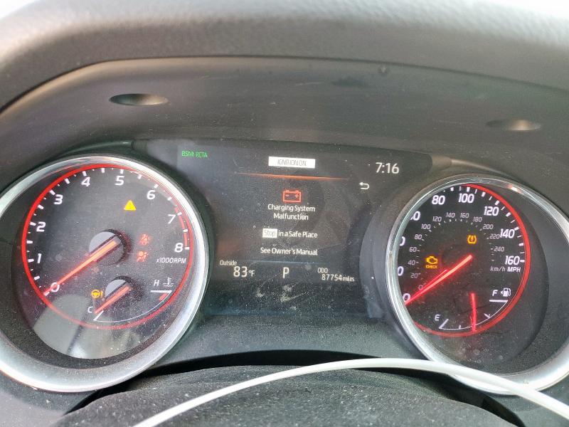 4T1BZ1HKXKU029636 - 2019 TOYOTA CAMRY XSE ვერცხლისფერი ფოტო 9