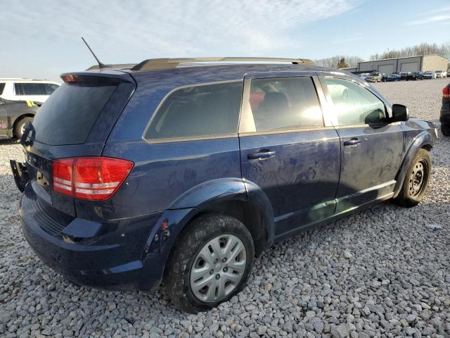 3C4PDCAB0JT444343 - 2018 DODGE JOURNEY SE BLUE photo 3