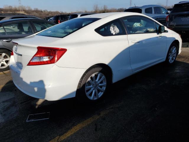 2HGFG3B80CH529668 - 2012 HONDA CIVIC EX WHITE photo 3