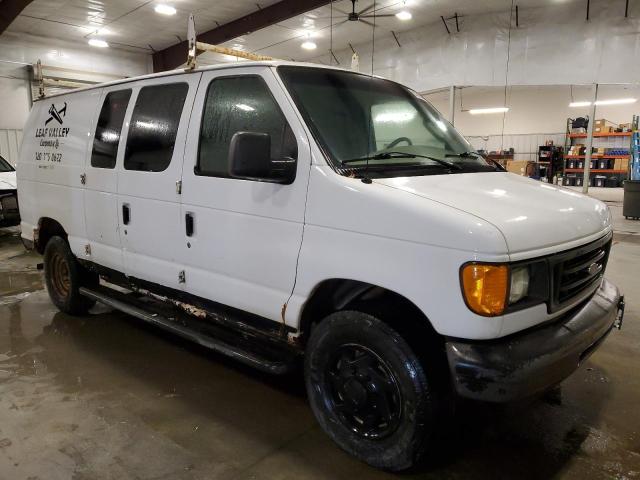 1FTNE24W47DA36441 - 2007 FORD ECONOLINE E250 VAN WHITE photo 4