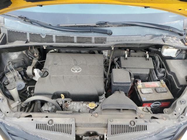 5TDZK3DC2ES446890 - 2014 TOYOTA SIENNA YELLOW photo 12