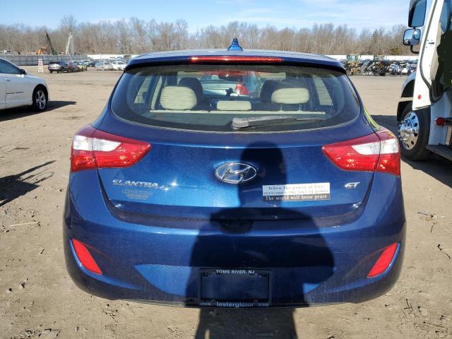 KMHD35LE9DU061841 - 2013 HYUNDAI ELANTRA GT BLUE photo 6