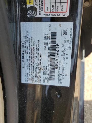 3LNHM26136R621059 - 2006 LINCOLN ZEPHYR BLACK photo 12