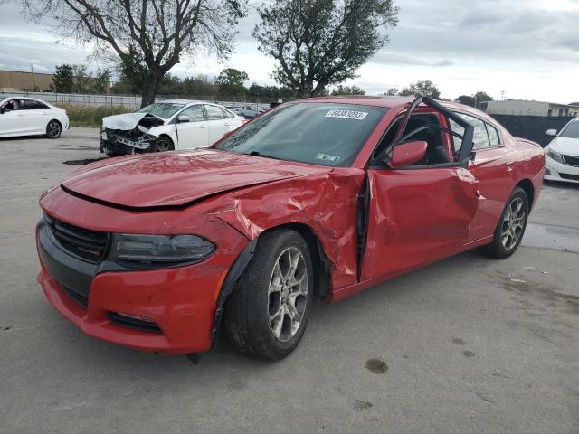 2C3CDXJG5FH908149 - 2015 DODGE CHARGER SXT RED photo 1