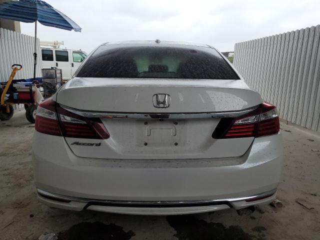 1HGCR2F71GA147792 - 2016 HONDA ACCORD EX WHITE photo 6