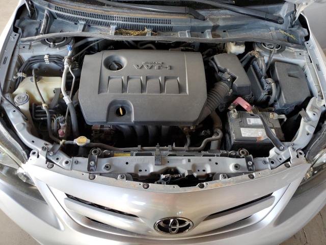 2T1BU4EEXBC700139 - 2011 TOYOTA COROLLA BASE SILVER photo 11