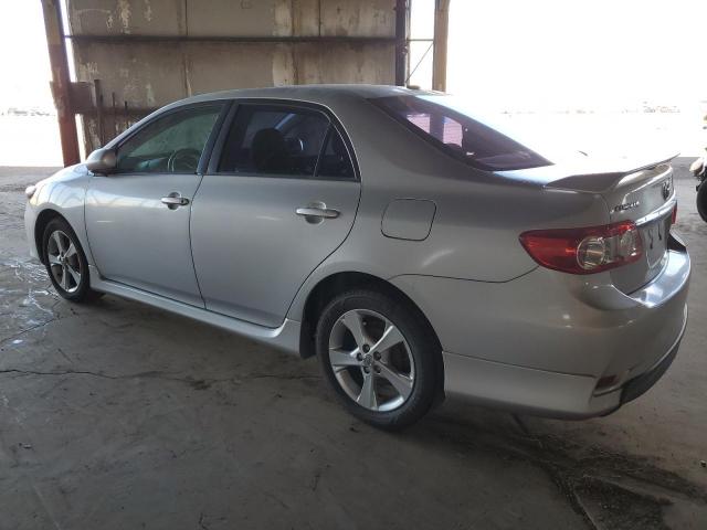 2T1BU4EEXBC700139 - 2011 TOYOTA COROLLA BASE SILVER photo 2