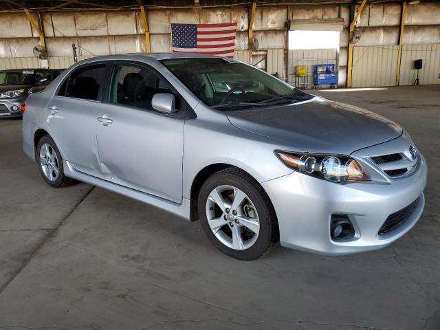 2T1BU4EEXBC700139 - 2011 TOYOTA COROLLA BASE SILVER photo 4
