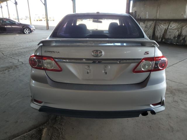2T1BU4EEXBC700139 - 2011 TOYOTA COROLLA BASE SILVER photo 6