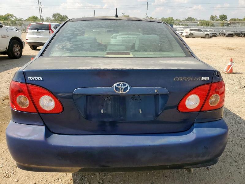 1NXBR32E37Z806129 - 2007 TOYOTA COROLLA CE BLUE photo 6
