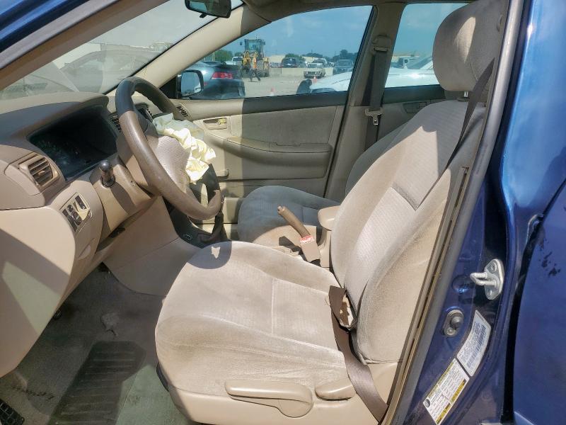 1NXBR32E37Z806129 - 2007 TOYOTA COROLLA CE BLUE photo 7