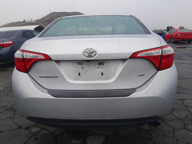 5YFBURHE3FP346432 - 2015 TOYOTA COROLLA L SILVER photo 6